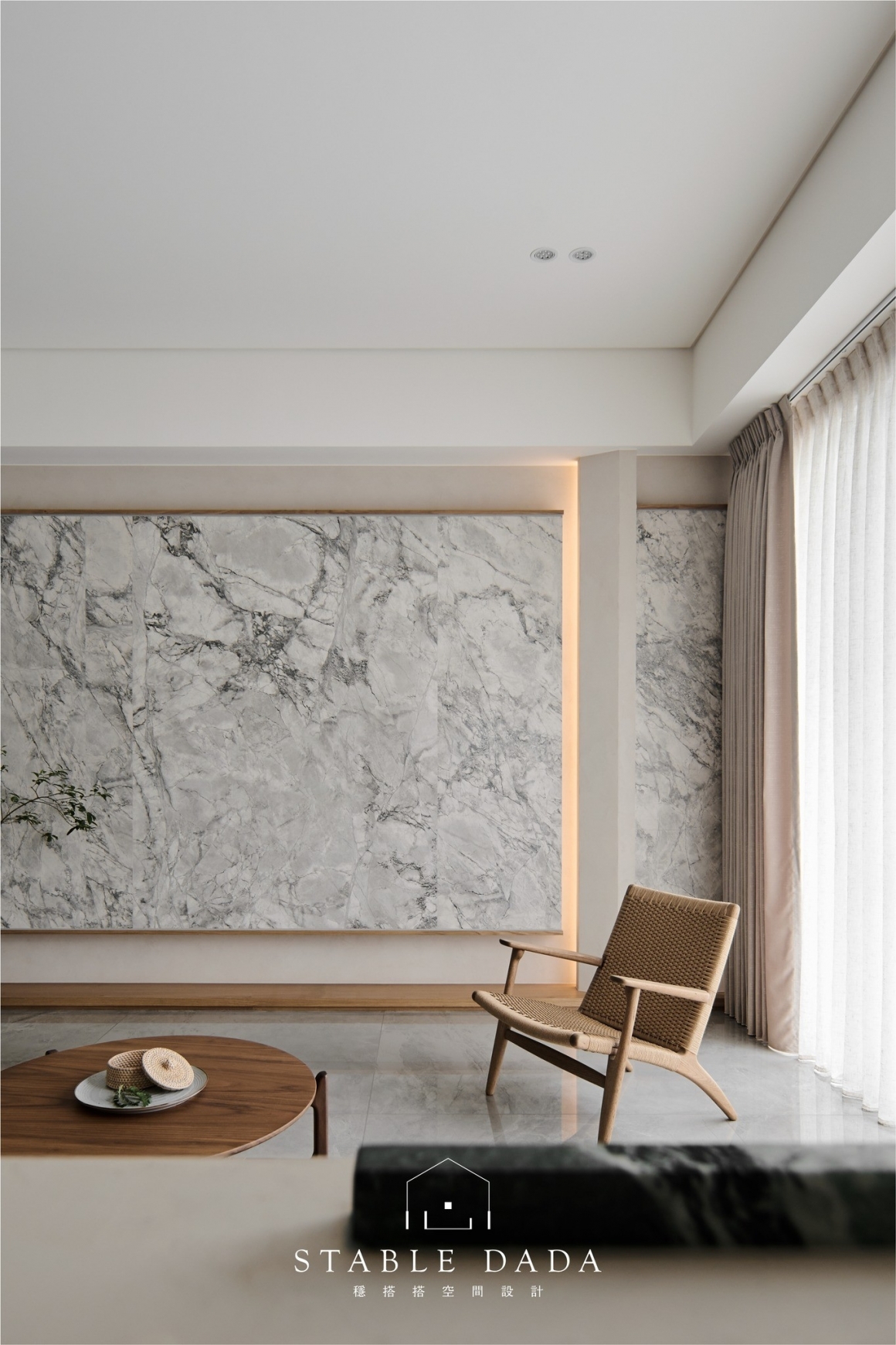 瑪摩麗磁X穩搭搭空間設計-電視牆異材質結合 瑪摩麗磁X穩搭搭空間設計-電視牆異材質結合